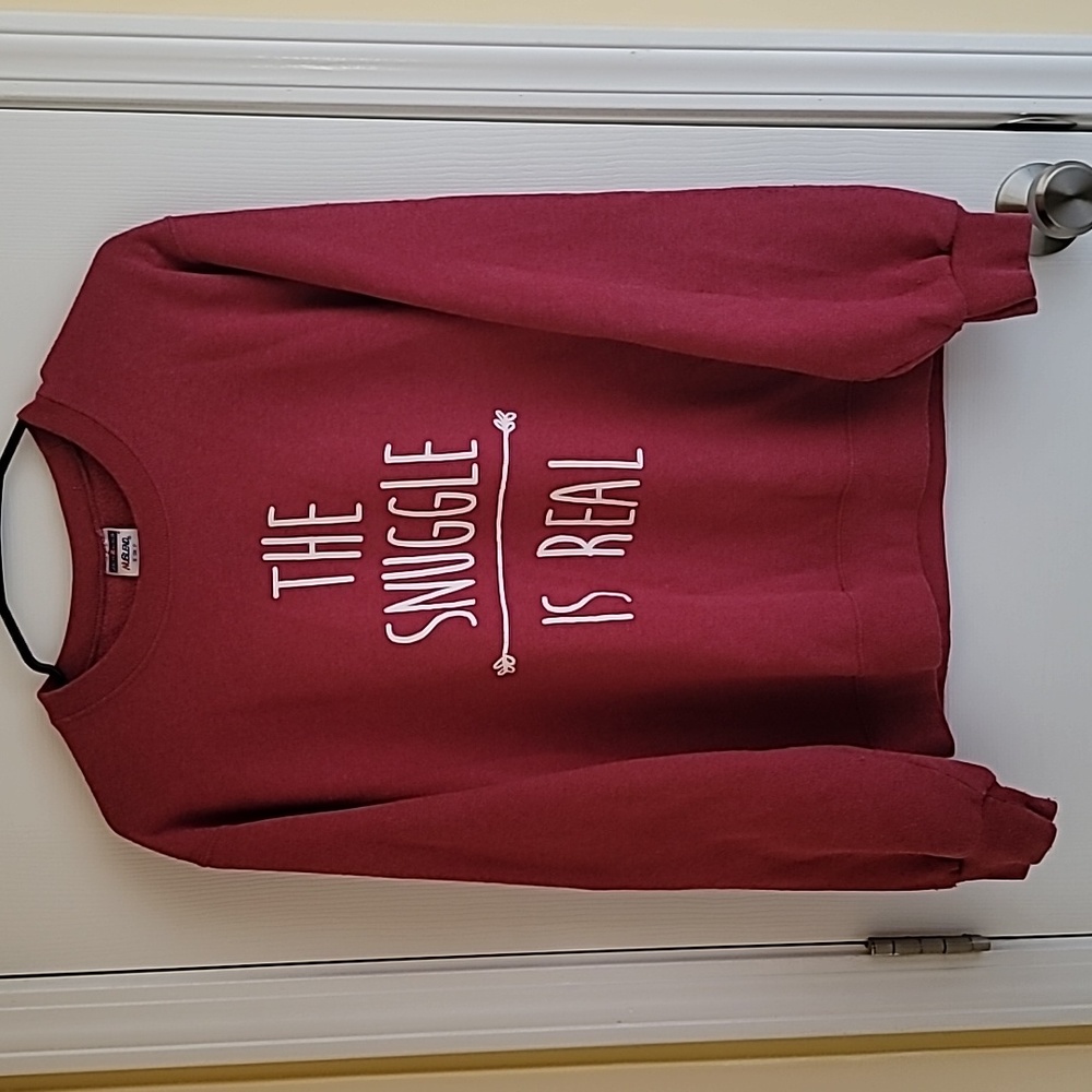 The Snuggle is Real Sweatshirt size Small